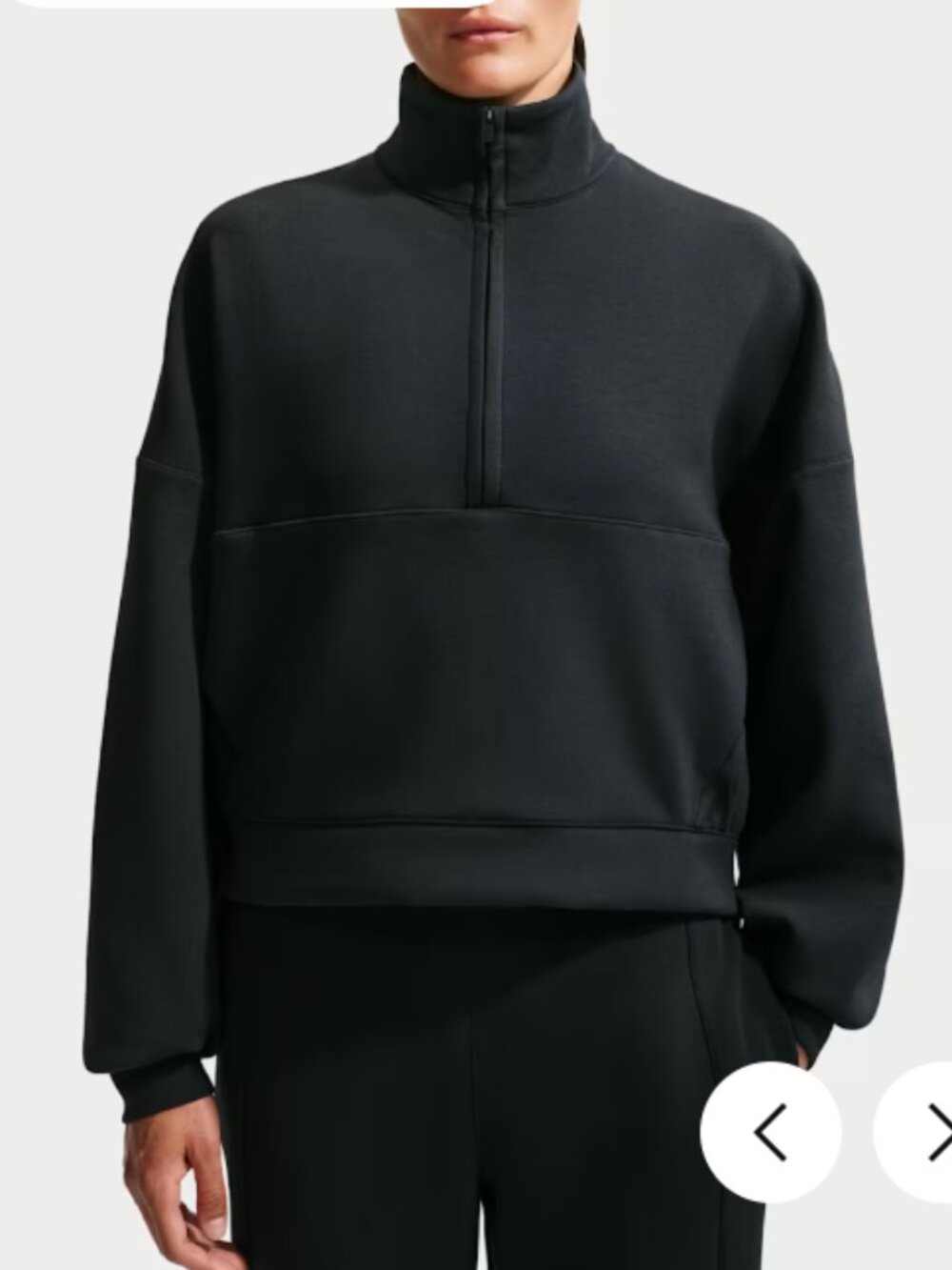 Nike 24.7 ImpossiblySoft Dri-FIT Oversized Half-Zip Top